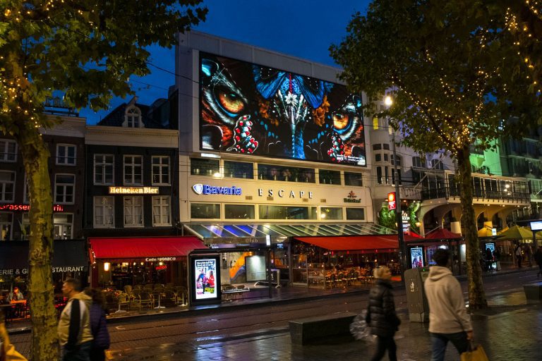 Largest outdoor digital art gallery Benelux