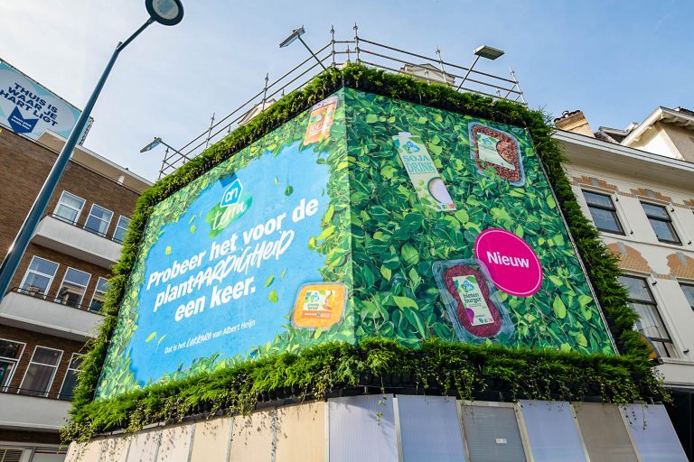 blowUP media & Albert Heijn presenteren campagne met verticale tuin