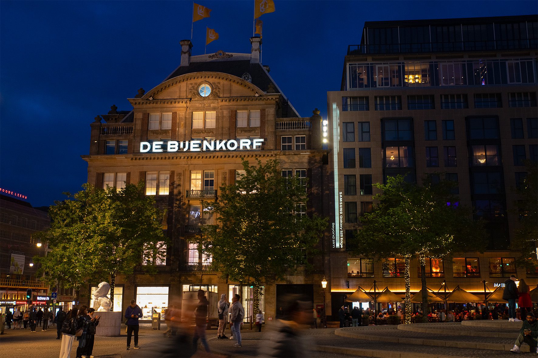 De Dam projectie Samsung