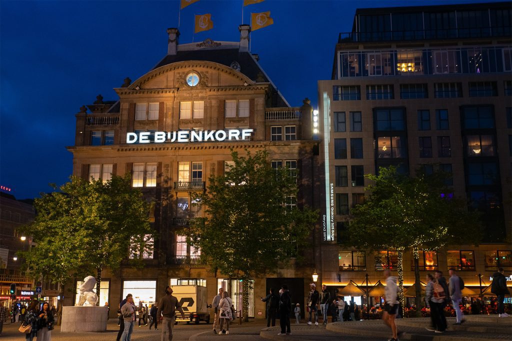 Samsung Amsterdam projection mapping