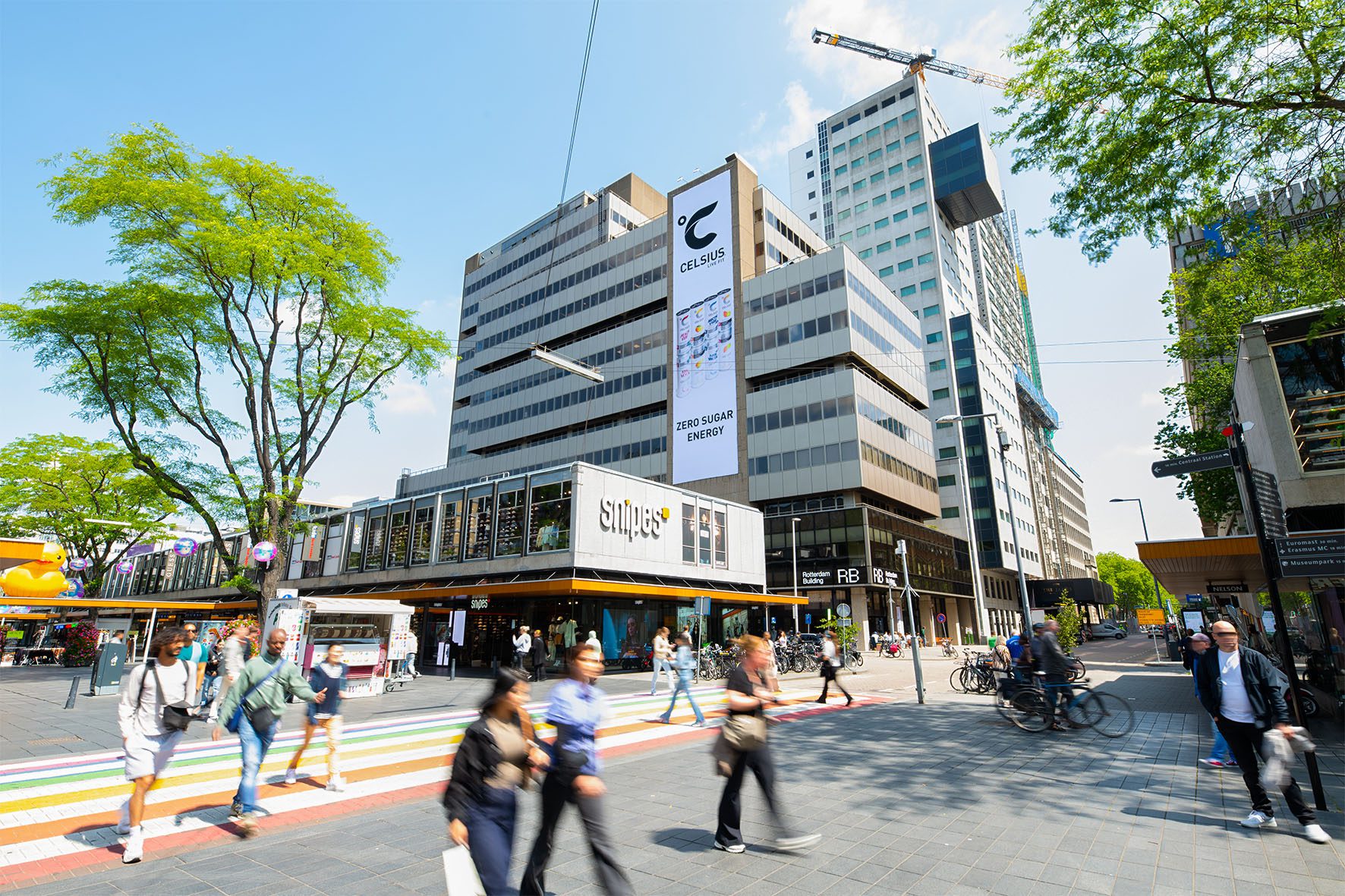 Celsius Rotterdam Lijnbaan buitenreclame