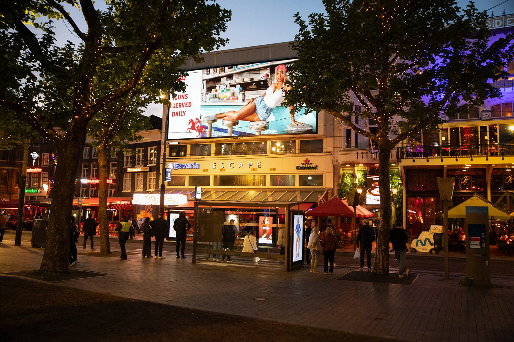 Levi's Beyonce Amsterdam digital out of home