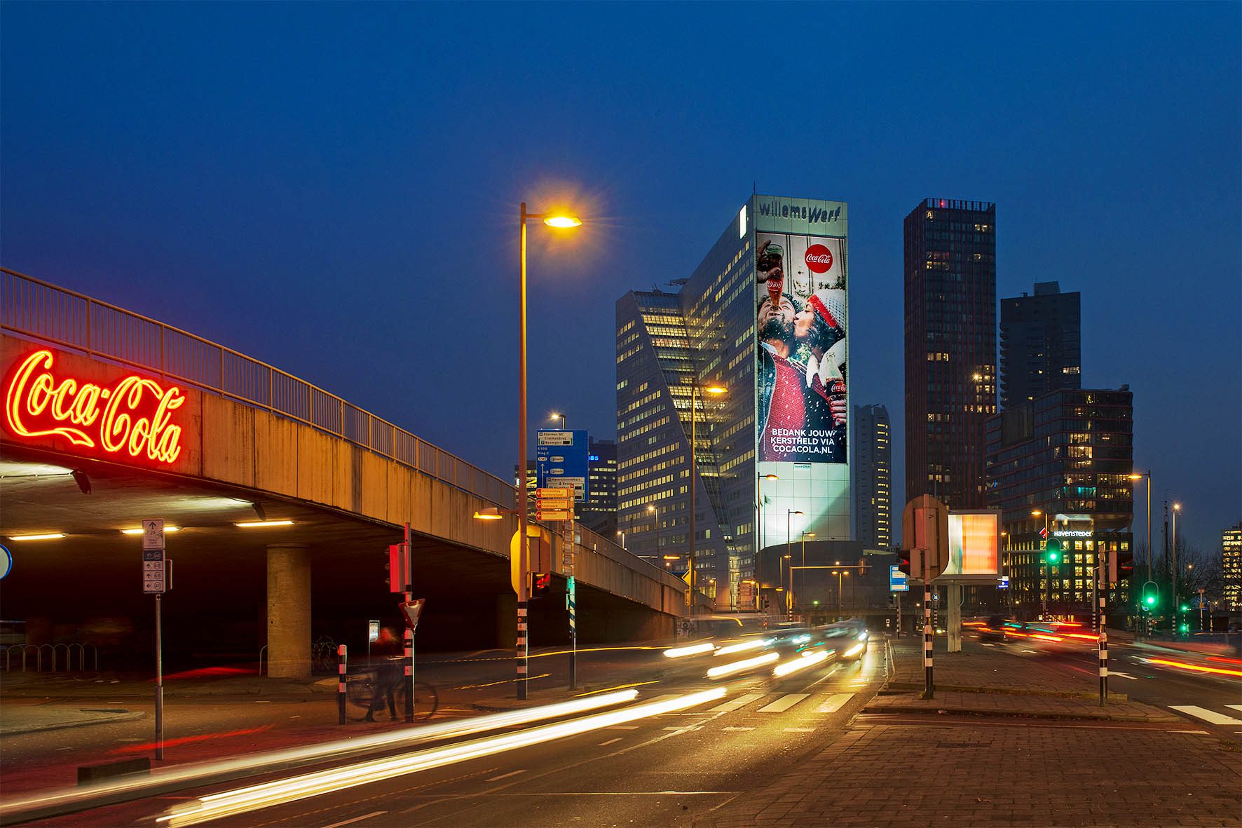 Willemswerf buitenreclame Rotterdam Coca-Cola