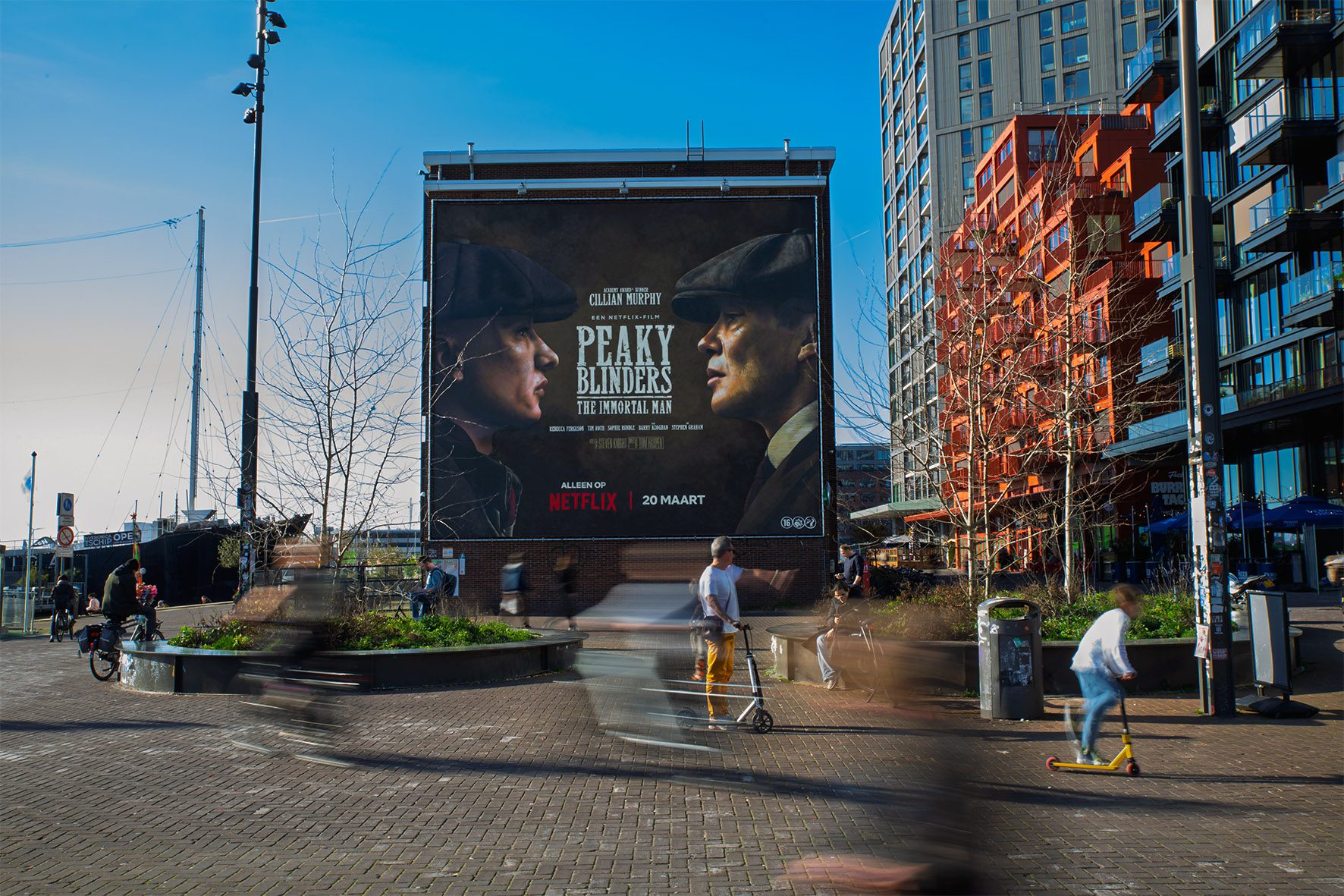 Netflix Out of Home Creative Canvas Amsterdam